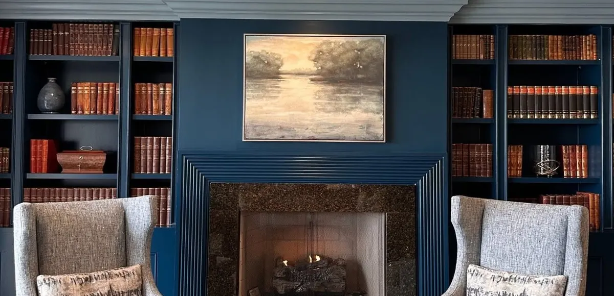 Library lounge, after renovation