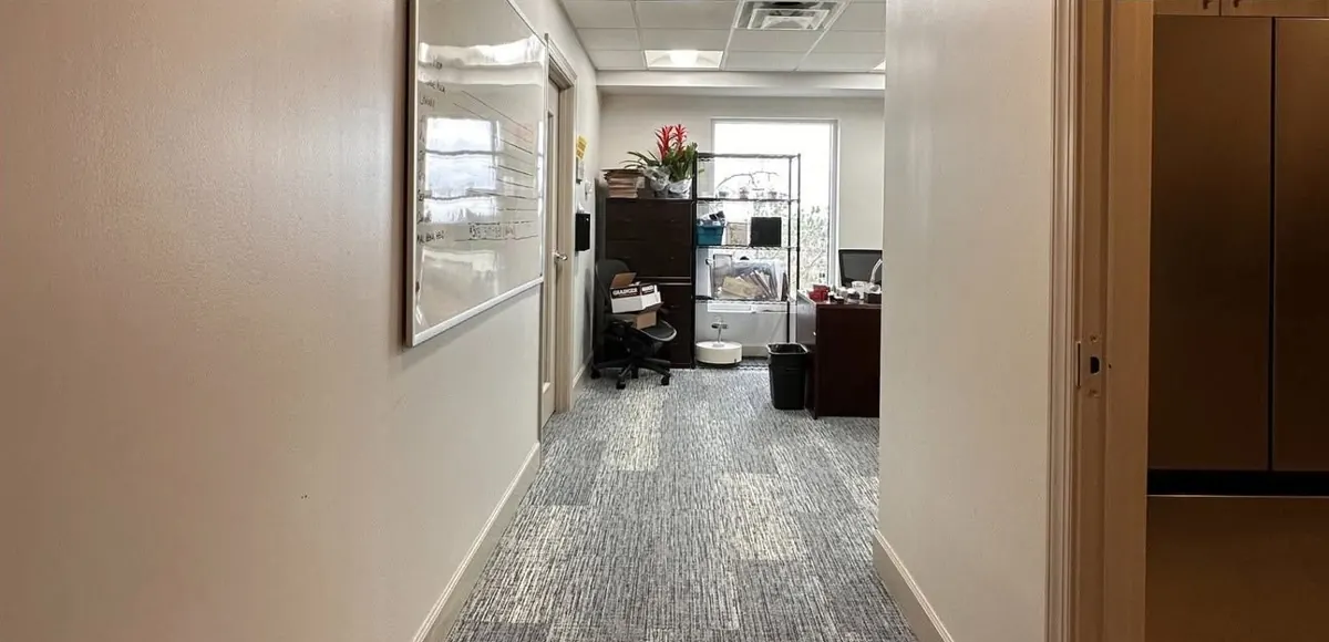 Office corridor, after renovation