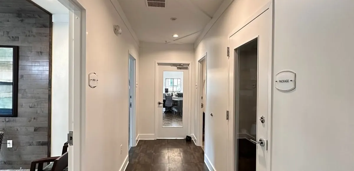 Residential corridor, after renovation