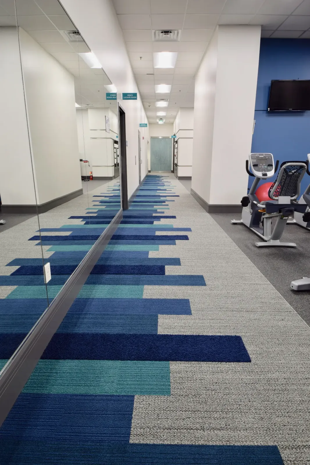 Fitness Center Corridor