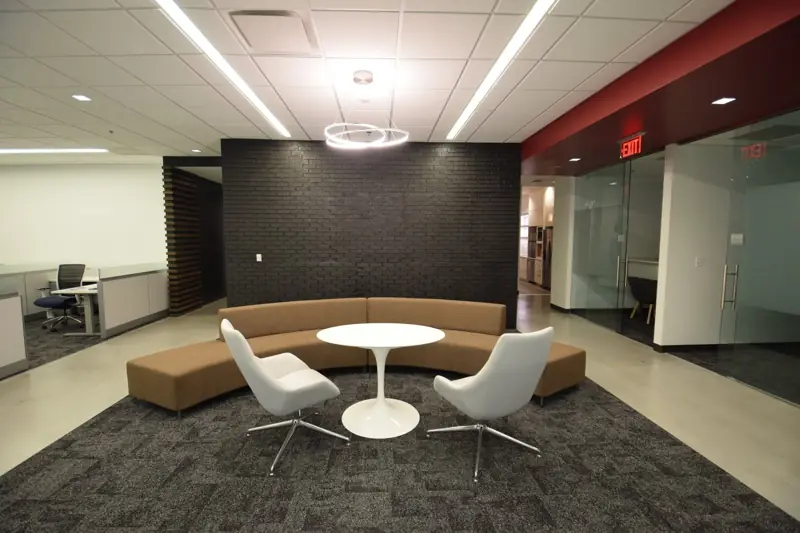 Lounge seating area